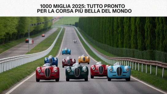 1000 Miglia 2025: Tutto pronto per la corsa più bella del mondo