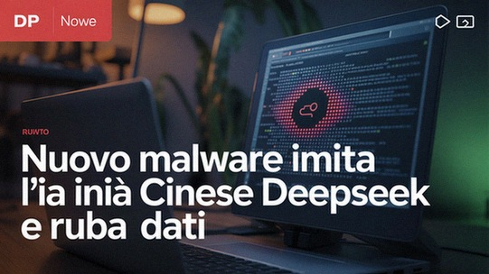 Nuovo malware imita l'IA cinese DeepSeek e ruba dati