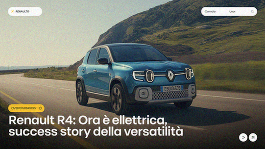 Renault R4: Ora è elettrica, success story della versatilità